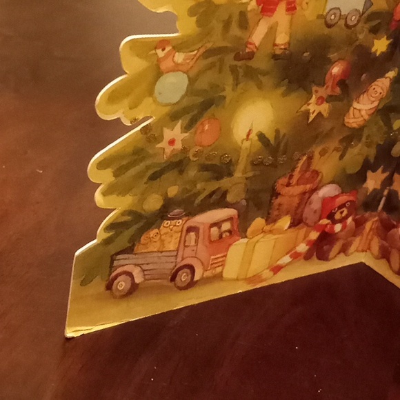 Vintage Advant Calendar Holiday Stand Up Christmas Tree - Picture 6 of 16